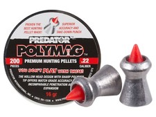 JSB PREDATOR POLYMAG 200 Count POINTED 5.5mm .22 Caliber Premium Airgun Pellets picture