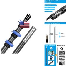 DOBEN 16FT Carbon Fiber Telescopic Pool Pole Quick Lock picture