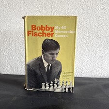Bobby Fischer My 60 Memorable Games 1969 1st Edition First Printing Hardcover DJ picture