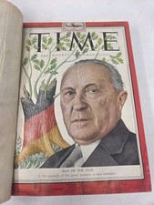 1954 Time Magazine Bound Hardcover Book - January through December picture