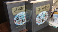 Stampsweis WW collection in two thick Harris Standard albums w/ est 16k stamps  picture