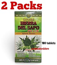 2 Packs Hierba del Sapo Plus 180 Tabletas picture