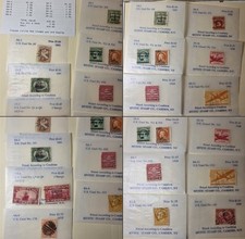 Mystic Stamp Co SA Selection 14 U.S. Stamps 1861-1948 Original Cards 🔥 🔥RARE picture