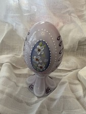1999 Fenton “Floral & Scroll on Blue” Limited Edition Signed #1638/3000 picture