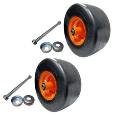 Proven Part 2-Pack Flat Free Wheel Assembly For Bobcat ZS4000 4179540 4178450 picture