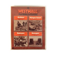 SPI WWII Flat Trays Westwall - Four Battles to Germany Tray VG+ picture
