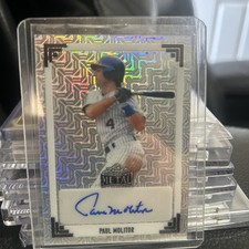 2024 Leaf Metal - 1991 Leaf Autographs Paul Molitor #91A-PM1 Silver Mojo /10... picture