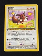 Pokémon TCG - Vintage 1999 1st Edition Jungle Eevee 51/64 WOTC Near Mint picture