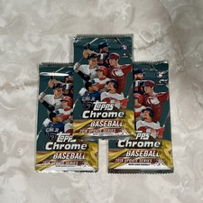 3 Packs 2018 Topps Chrome Baseball Update Series Pack Factory Sealed Ohtani picture