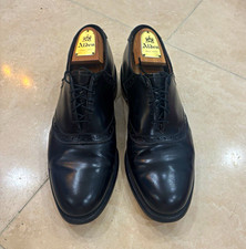Allan Edmond Black Leather Brogue Oxford Dress Shoes Men’s US 10 D picture