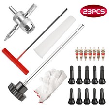 13/23Pcs Valve Stem Tool Kit Tire Installer Tool Valve Remover Tool Quick Change picture