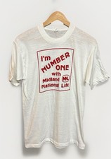 VINTAGE I’m Number One With Midland National Life Shirt Adult Size Large Mens picture