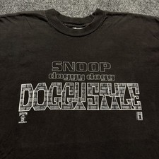 RARE Vintage 90s Snoop Doggy Dogg Doggystyle Spell out Rap Tee T-Shirt Xl picture