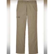 Eddie Bauer NWT Men's Tan Straight-Fit Fleece Lined Work Chinos Sz 40 X 32 picture