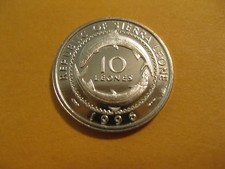  1996  coin Sierra Leone 10 Leones   FISH   unc beauty sweet Africa coin  picture