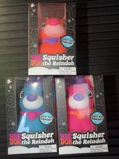 1xNeeDoh The Reindoh Squisher PINK Schylling Reindeer Sensory Toy Official picture