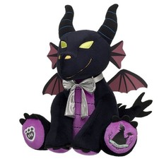 NWT Build a Bear Disney Villains Maleficent Dragon Plush w/ Silver Gifting Bow picture