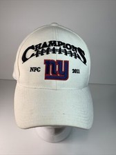 NEW YORK NY GIANTS WHITE REEBOK NFL - NFC CONFERENCE 2011 CHAMPIONS HAT (G5) picture
