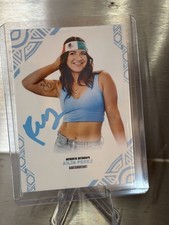 Ailin Perez “Fiona” UFC Collectors Fantasy  on card Auto Bandana BLUE SIG picture