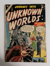 Journey Into Unknown Worlds 31 Pre Code Horror Golden Age Atlas 1954 picture