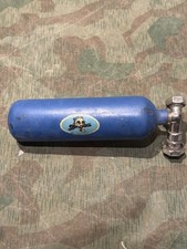 Original WW2 German Gas Mask Heeres Atmer Rebreather Oxygen Tank Empty Degea picture