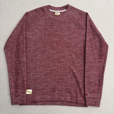 Tracksmith Rapid Transit Crewneck Sweatshirt Mens Medium Merino Blend Running picture
