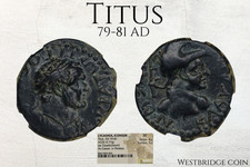Titus as Caesar | Iconium Lycaonia | NGC XF | Perseus | RPC II 1608 picture