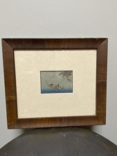 Antique Toshi Yoshida Authentic Woodblock Print Block-signed 1938 Framed picture