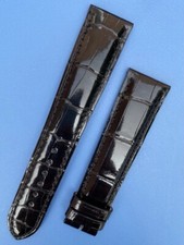 Original Zenith Handmade Black Alligator Leather Watch Strap 22-492 N picture