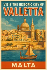 Visit The Historic City Poster 24x36 picture