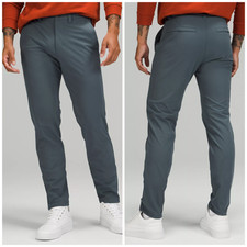 Lululemon Commission Pants 38x31 ABC dk Gray Classic Fit Warpstreme Performance picture