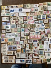 Huge Vintage World Stamp Lot – 300+ – Germany USA Europe Airmail Mix picture