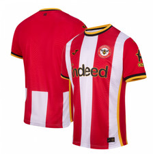 Joma Brentford FC 2026 - 27 Authentic Home Jersey - Red/White/Gold picture