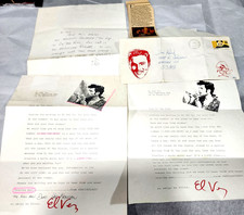 Vintage 1993 El Vez Fan Club Lot Signed Letters Rare Merch Catalog Ephemera picture