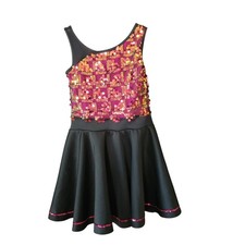 Weissman Showtime Dance Costume LC Tap Jazz Telephone 16239 Iridescent Sequins picture