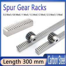 Spur Gear Racks 0.5M - 3M Module 300mm For CNC Router Linear Motion Carbon Steel picture