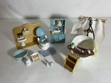Calico critters/sylvanian families bathroom furniture with accessories picture