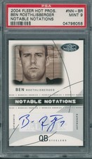 2004 Fleer Hot Prospects Notable Notations Ben Roethlisberger #12/50 PSA 9 *6058 picture