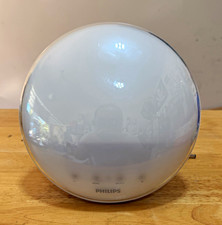 Philips HF3520 Wake-Up Light Alarm Clock Radio Sound Machine, White TESTED WORKS picture