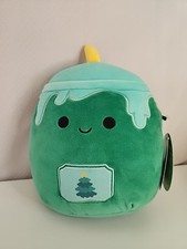 Squishmallows Guardo. 8 Inches. Christmas Theme. Green. picture