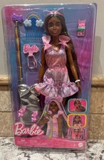 New Barbie Fun & Fancy Hair Doll Brunette Extra Long Hair 2 Outfits, Model JCT73 picture