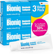 Bioniq Classic 20% Hydroxyapatite Toothpaste 3.44 Oz | bioHAP and Fluoride Free picture