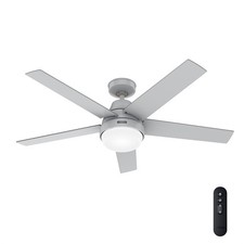 Hunter Fan 52in Dove Grey Indoor Ceiling Fan with Light and Remote Control picture