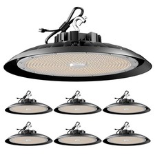 6 PACK Lightdot LED High Bay Lights 200W 30000lm Commercial UFO Lighting picture