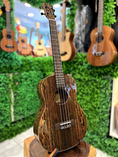 Kamehameha Ukulele KMB-26H Baritone Ukulele Butterfly wood High Gloss picture
