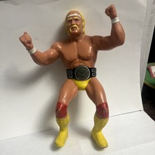 Vintage 1984 LJN WWF Wrestling Superstars Hulk Hogan Titan Sports W: Belt 8”  picture