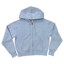 Champion Women's Relaxed Fit Drop Shoulder Fleece Full-Zip Jacket (Blue, L) picture
