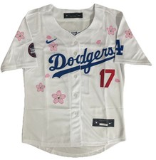 Shohei Ohtani LA Dodgers Womens Small Flowers Tokyo Series Jersey RARE LA New picture