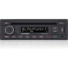 Blaupunkt Milano 200 BT retro look car radio stereo CD player Bluetooth iPhone picture