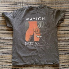 Waylon Jennings Backstage Pass Outlaw Country Music Fan Tee picture